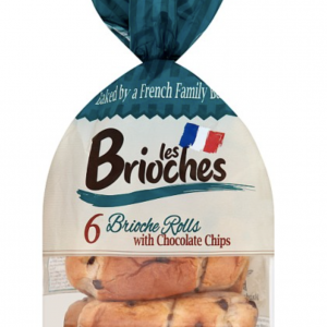 6 Brioche Rolls with Chocolate Chips